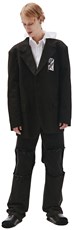 Raf Simons Boxy Oversized Blazer in black 201435